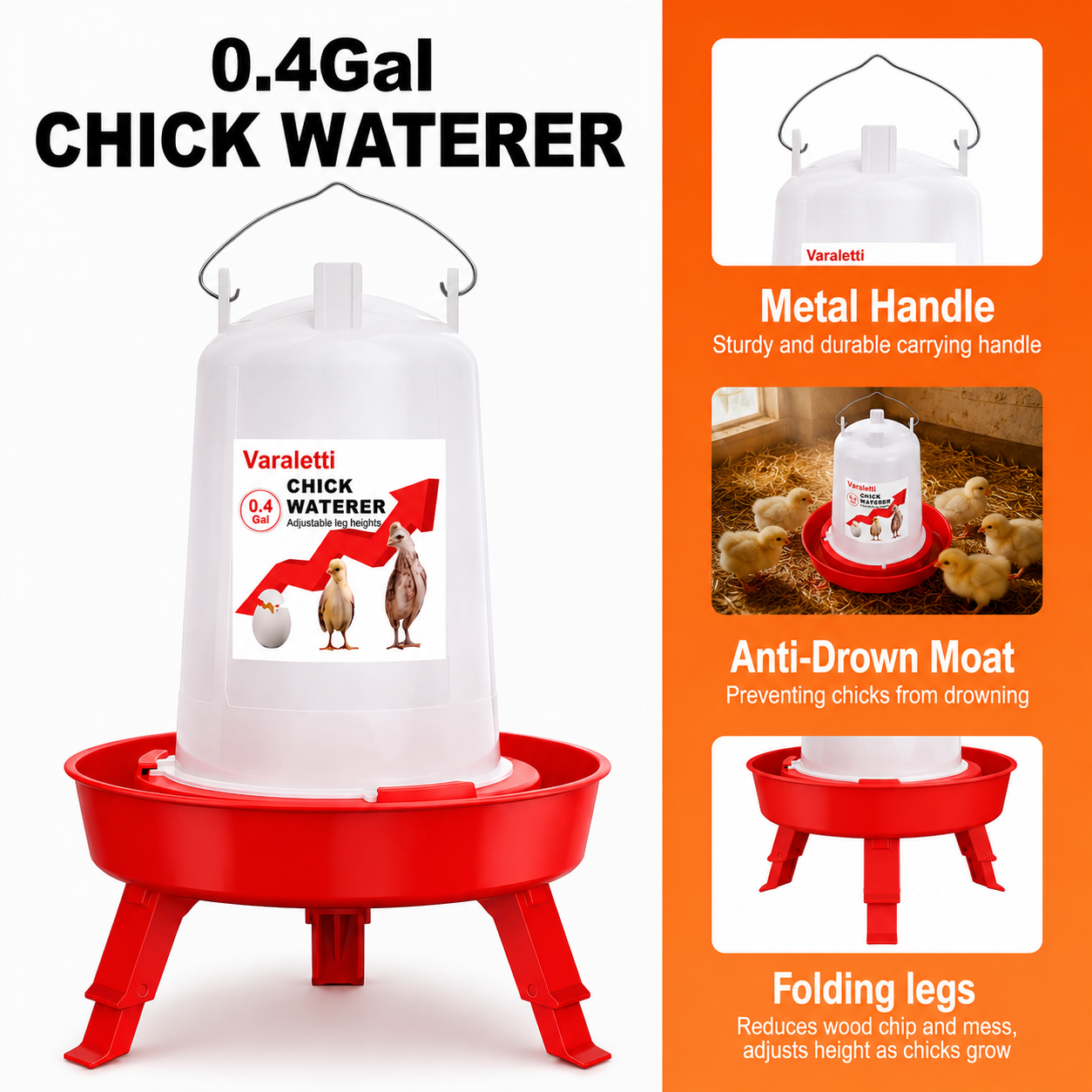 NestIQ Chick Feeder & Waterer Set