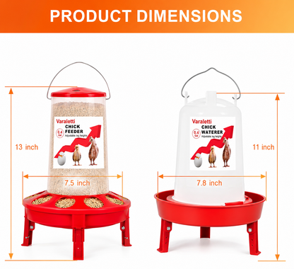 NestIQ Chick Feeder & Waterer Set