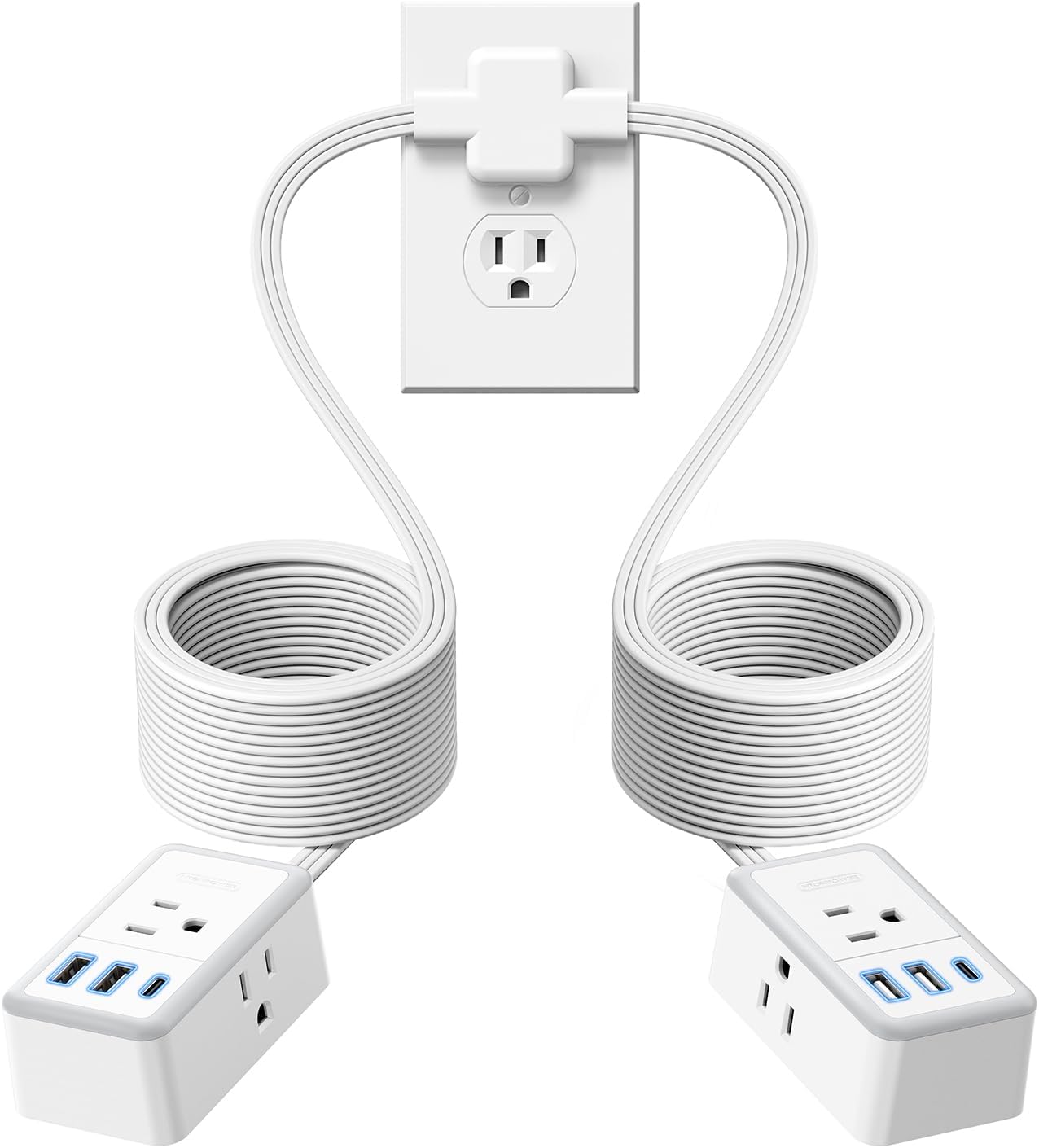 Varaletti DualReach Split Extension Cord