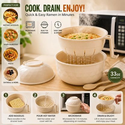 Microwavable Ramen Bowl